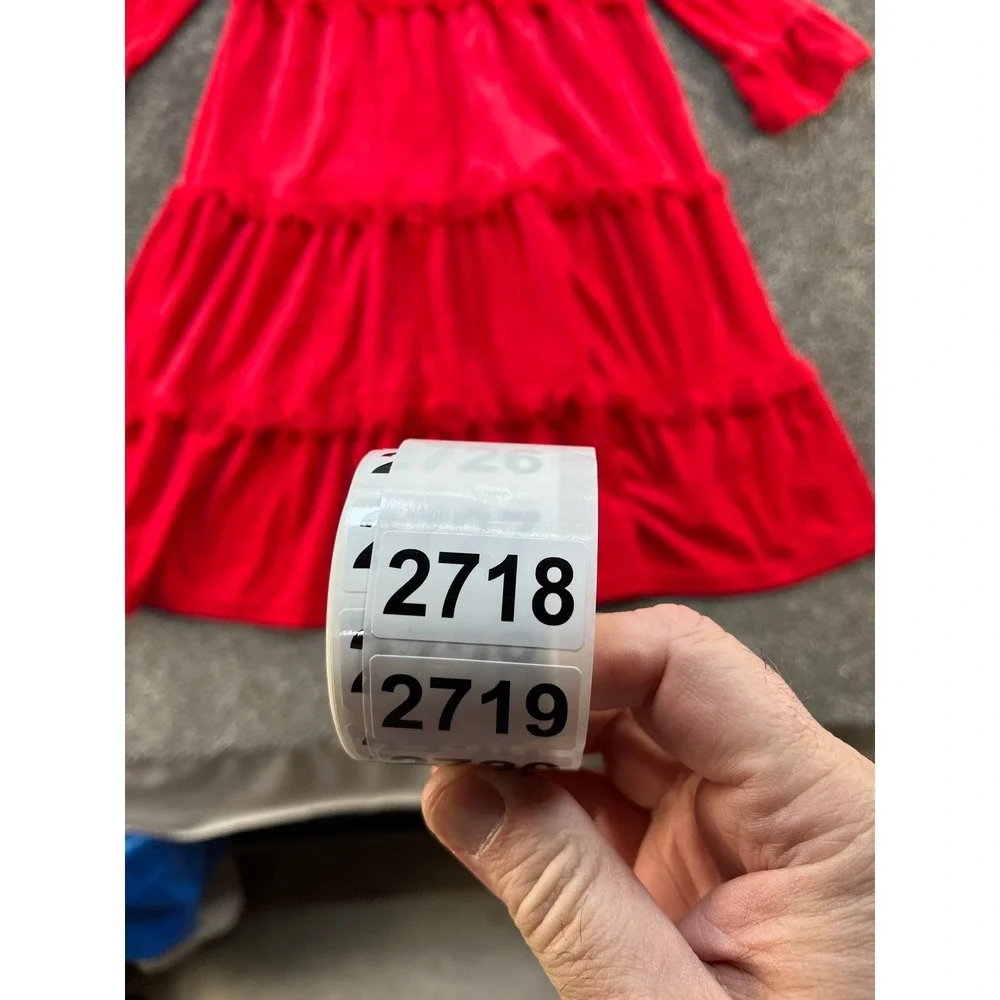 Hanna Andersson Red Velvet Tiered Ruffle Dress Girls Size‎ 150 Long Sleeve NEW
